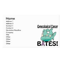 Gynaecological Cancer BITES Business Card Templates