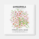 Gypsophila, Farmer's Supply House Magnet