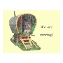 Gypsy Caravan Postcard