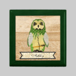 Gypsy Jade Owl Personalized Gift Box gift boxes