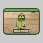 Gypsy Jade Owl Personalized  Macbook Sleeve ipad sleeves