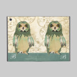Gypsy Polkadot Owl Monogram  iPad Case powis icase
