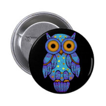 H00t Owl Midnight Madness Button