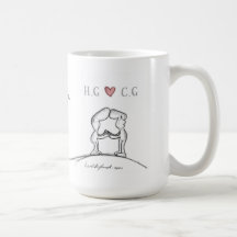 "H.G heart C.G " Mugs