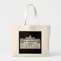 H.L.Mencken on Bureaucrats Tote Bag
