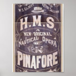 H.M.S. Pinafore, 'Nautical Opera' Retro Theatre Posters