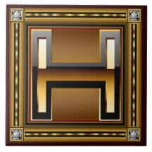 H Monogram Premium Best viewed large. see notes Tile