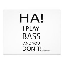 Ha Bass Personalised Invitation