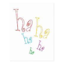 Ha ha ha! post cards