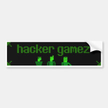 Hacker Gamez Bumper Sticker