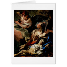 Hagar And Ishmael Counterpart By Giovanni Tiepolo Cards