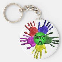 hai Five.png Keychain