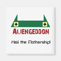 Hail the Mothership! Refrigerator Magnets