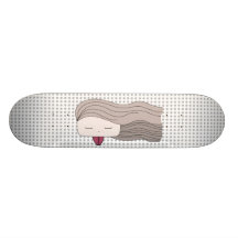 hair girl skate board decks