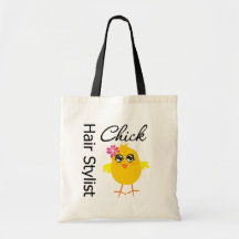 Hair Stylist Chick Tote Bag