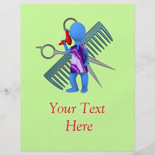 Hair Stylist Full Colour Flyer