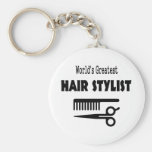 Hair Stylist Keyring Key Chains