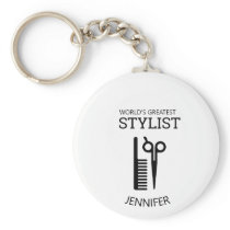 Hair Stylist Keyring Key Chains