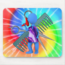 Hair Stylist Mouse Pads