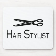 Hair Stylist (Scissors) Mouse Pad