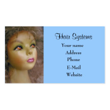 Hair systems business card templates