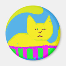 Hairball Alley Fridge Magnet