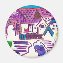 Hairball Alley Magnet