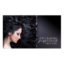 Haircut stylist business card