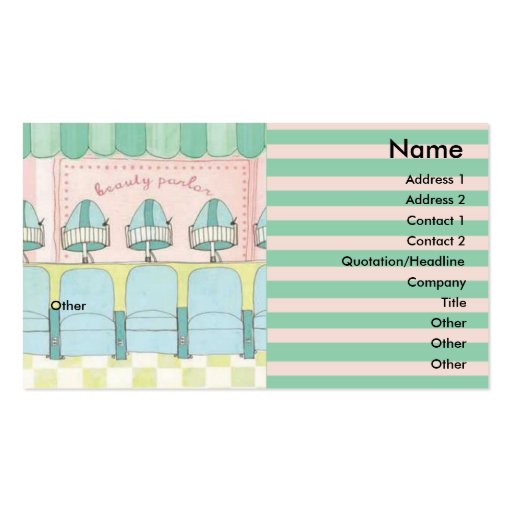 Hairdresser Business Card