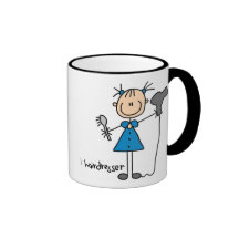 Hairdresser Stick Figure Mug