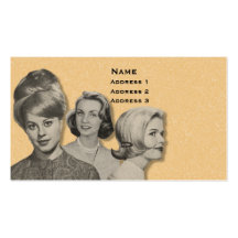 HAIRDRESSER - VERY PROFESSIONAL PROFILE CARD (2A) BUSINESS CARD TEMPLATES