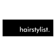 hairstylist. business card