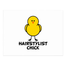Hairstylist Chick Postcard