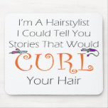 Hairstylist Curl Hair Mousepad