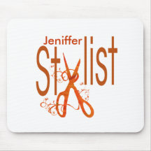 Hairstylist Salon & Spa  Elegant Stylist Design Mouse Mats