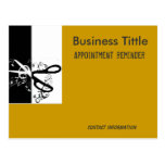 Hairstylist Salons & Spa Appointment Reminder Post Cards