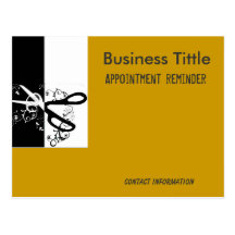 Hairstylist Salons & Spa Appointment Reminder Post Cards