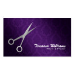 Hairstylist Scissors Business Cards