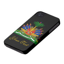 Haiti Flag iPhone 4 Case