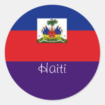 Haiti flag stickers