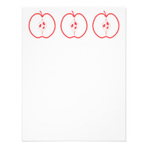 Half a Red Apple. Personalised Invites