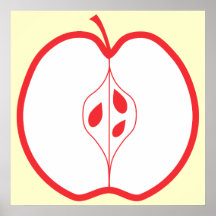 Half a Red Apple. Posters