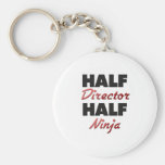 Half Director Half Ninja Keychain