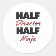 Half Director Half Ninja Stickers