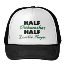 Half Dishwasher Half Zombie Slayer Hat