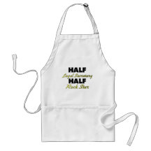 Half Legal Secretary Half Rock Star Aprons
