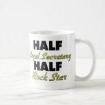 Half Legal Secretary Half Rock Star Coffee Mug