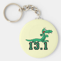 Half marathon gator keychains