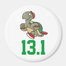 Half Marathon Turtle Magnet