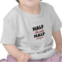 Half Mason Half Ninja Tee Shirts
